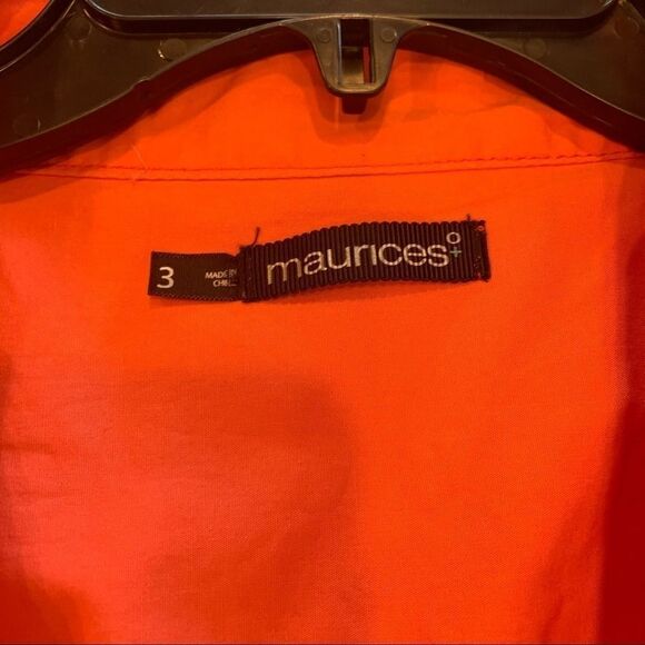 Maurice’s Plus Size 3 (24-26) Coral Jacket Top - Picture 8 of 9